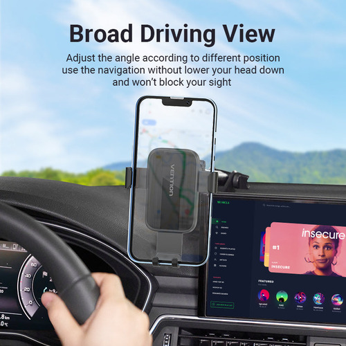 Soporte De Smartphone Para Coche Vention/ Negro