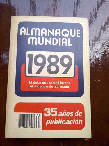 Libro Almanaque Mundial 1989