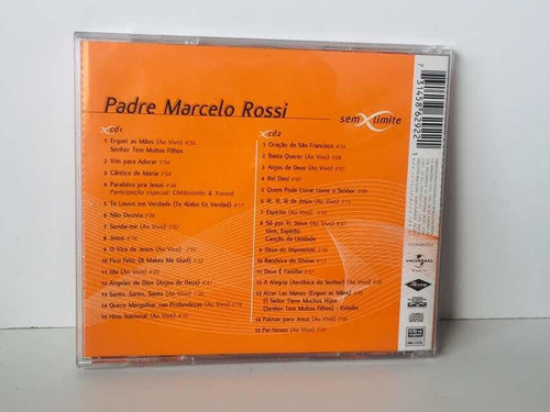 Cd Padre Marcelo Rossi Sem Limite ( 2 Cds ) | Parcelamento sem juros