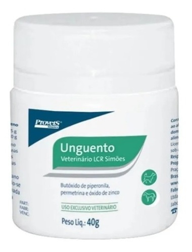Pomada Cicatrizante Unguento Veterinário 40g - Provets