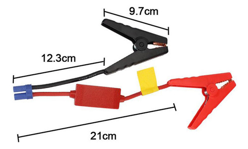 3 Generic Jumpers Starter Alligator Clip Reemplazo Booster