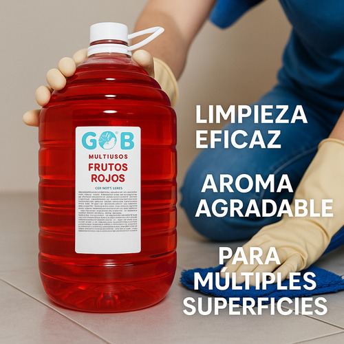 Limpiador Líquido Multiusos Frutos Rojos - 5 Litros
