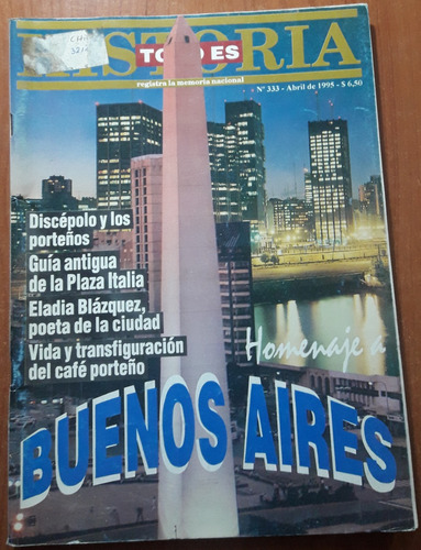  Revista Todo Es Historia N°333   Abril De 1995