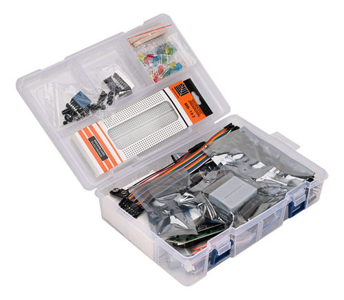 Completo Kit Compatible Para C/ Arduino Uno Con Tutorial