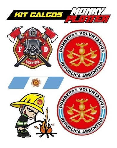 Calcos Bomberos 