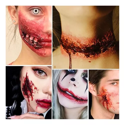 Sangue Falso 🩸 #makeup #maquiagem #halloweenmakeup #halloween #hallow