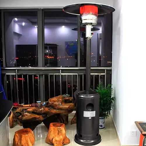 Aquecedor Estilo Chapéu Aço Preto Externo, Interno- Chamonix Preto
