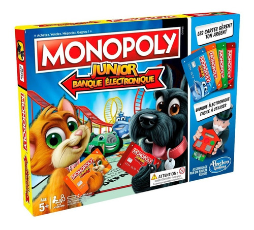 Monopolio Junior Banco Electronico Monopoly Hasbro Original