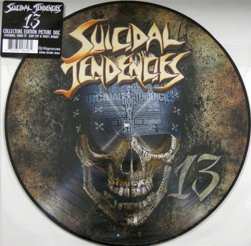 Suicidal Tendencies 13 Lp Vinilo Picture Disc Importado Nuevo Cerrado 100 % Original Reissue Remastered En Stock Suicidal Records - Físico - Vinilo - 2014