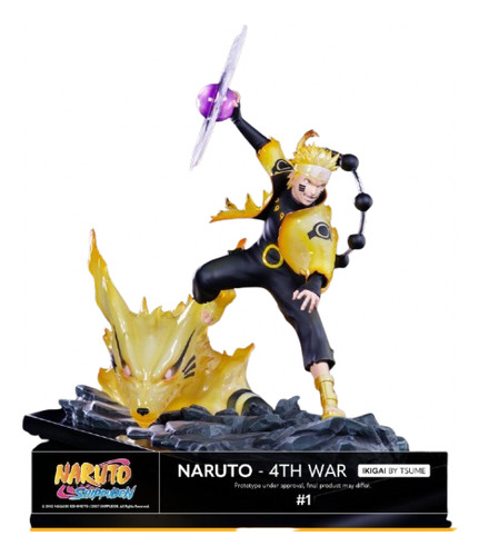 Action Figure Naruto Rikudou Sennin Ikigai Tsume Com Brinde