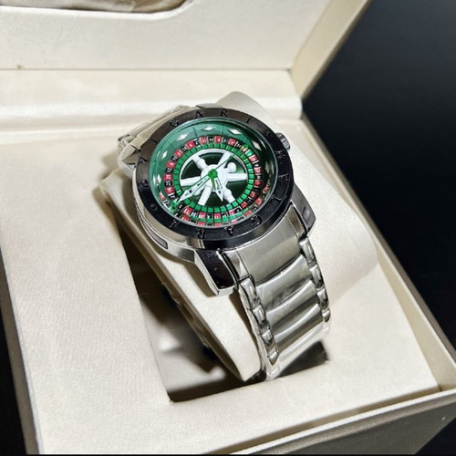 Relógio Masculino Bvlgari Cassino Diamante Aprova Dágua 50m