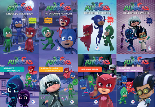 PJ Masks - Embalagem econômica (Sem Solapa): Kit com 8 livros, de Cultural, Ciranda. Editorial Ciranda Cultural Editora E Distribuidora Ltda. em português, 2022