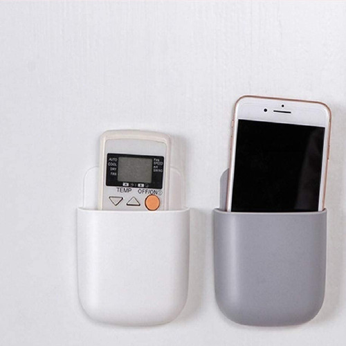 Imagem 5 de 10 de Suporte Celular E Controle Remoto Organizador Adesivo Parede