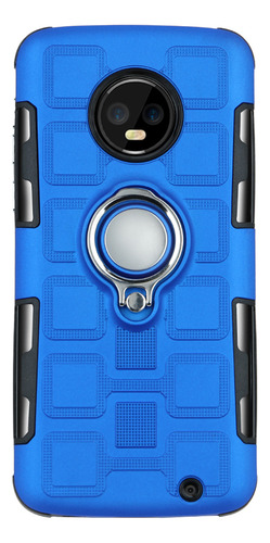 Funda Magnética Azul Para Teléfono Con Dedo