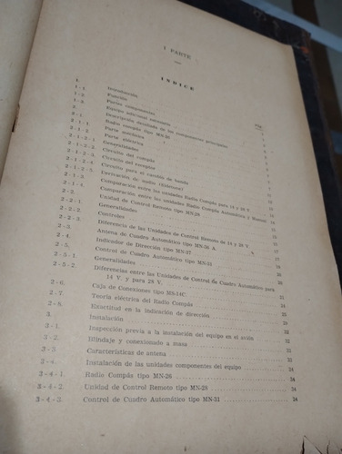 Manual Instrucciones Equipo Radio Compás Para Avión Bendix (Usado)