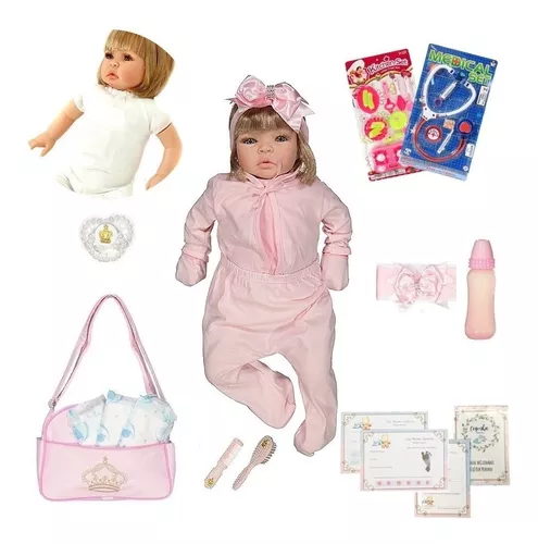 Boneca Princesa Menina Barata no Magazine Luiza - Cegonha Reborn Dolls - Boneca  Reborn - Magazine Luiza