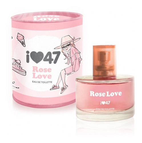 Perfumes Eau De Toilette 47 Street Edt Rosa Lov 60ml En Lata