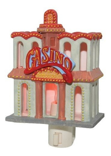 Forever Regalos Casino Parpadeo Luz Nocturna, Porcelano, L, 