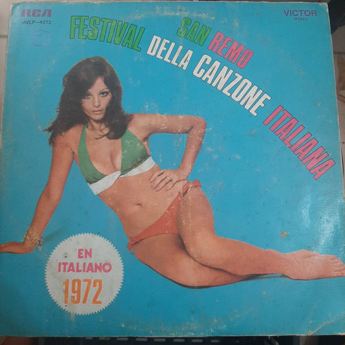Vinilo San Remo Festival Della Canzone Italiana 1972 Mjt Cp2