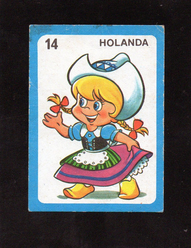 Mundialito 1977, Cremalin. Figurita N° 14 Holanda. Mira!!!