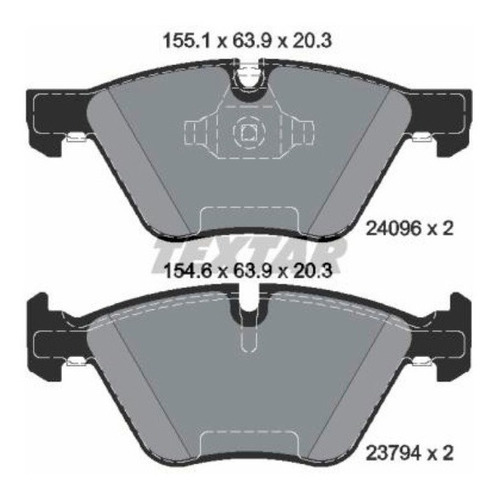 Pastilhas De Freio Diant. Para Bmw 320i 2007-2012 (e90)