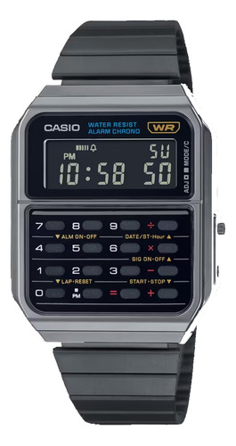 Reloj Calculadora Clasico Casio Ca-500wegg-1b Original