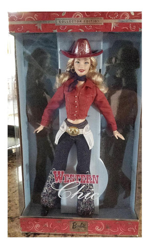 Muñeca Barbie Edición Coleccionista 30cm Estilo Occidental