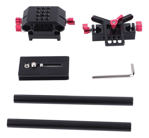Kit Básico De Liberação Rápida Da Câmera Dslr Rail Riser Rig
