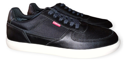 Tenis Para Hombre Levis Negros Comodos Casuales L2222492
