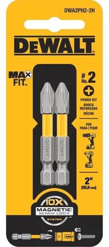 comprar 2 Puntas Phillips Maxfit #2x2 Dwa2ph2-2h Dewalt