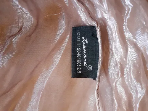 Chalina Nude Tornasolada.cien % Rayon De La India.medidas. (Usado)