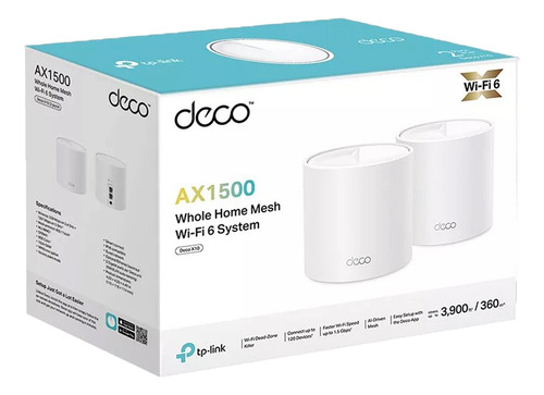 Deco X10 2 Pack Tp-link Mesh Sistema Wifi 6 Ax1500