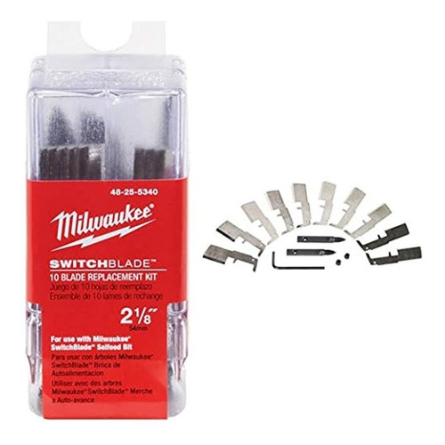 Milwaukee 48-25-5325 Kit De Reemplazo De 10 Cuchillas De 1-1