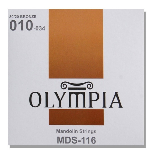 Encordado Mandolina Olympia Mds116 Bronze Tensión M Cuo