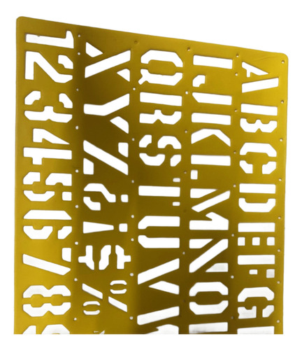 1 Planilla Gioser Letras Plast Abc May Block No 12 (23mm)