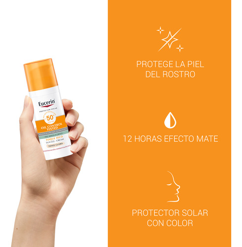 Eucerin Sun Gel Fps 50+ Oil Control Claro Protector Solar