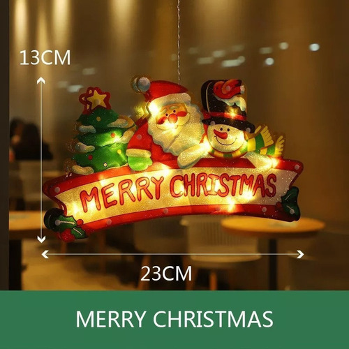 Ventosas De Luz Navideña Con Lámpara Led For Decoración