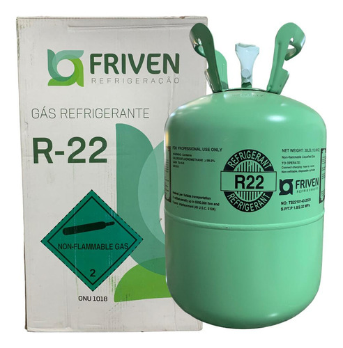 Gas Refrigerante R22 13,6kg Friven Ar Condicionado