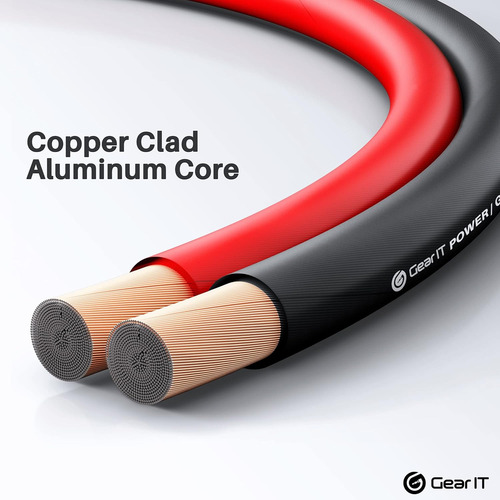 Cable De Calibre 10 (200 Pies Cada Uno, Negro/rojo), Al...