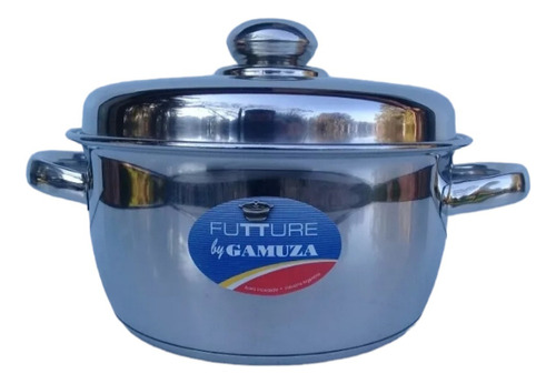 Cacerola Acero Inox Triple Fondo Gamuza Futture 20cm 