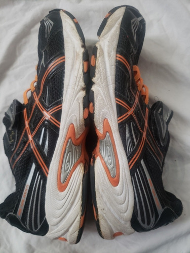 Tenis Infantil Asics Pre-galaxy Preto Laranja Tamanho 31