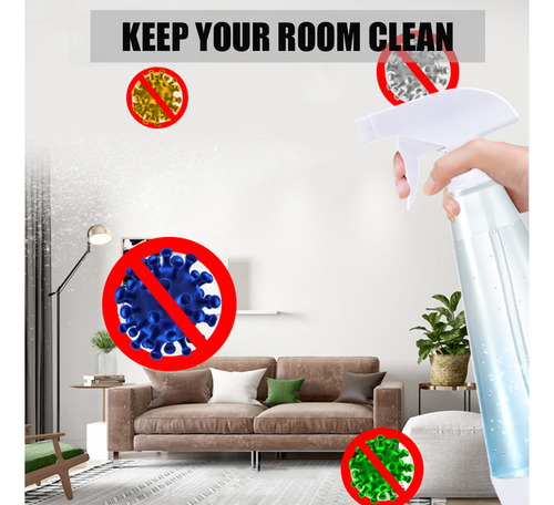 Botellas De Spray De 300 Ml Para Soluciones De Limpieza Y Us