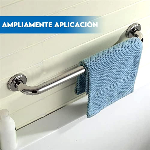 Pack 3 Barras De Apoyo Agarradera Para Baño Y Ducha