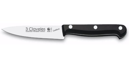 Imagen 1 de 1 de Cuchillo 3 Claveles Oficio 10 Cm Cod 1151 Uniblock