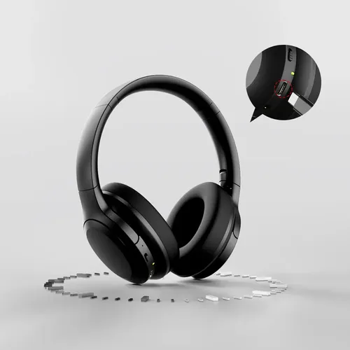 Auriculares Inalambricos D2- Anc Bt + 3.5mm 45h Cancelacion
