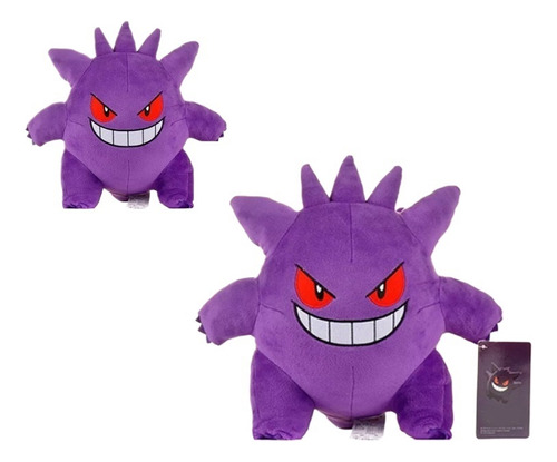 2 Piezas Juguetes De Peluche Gengar Pokémon