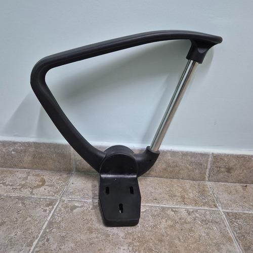 Apoyabrazo Repuesto P/silla Sillon Oficina Escritorio Negro Pvc