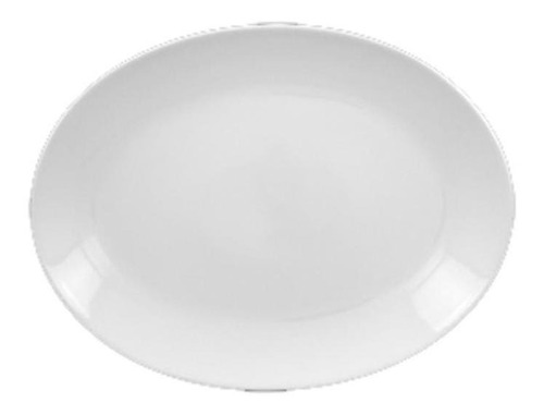 Plato Ovalado Porcelana Blanco 32cm Orion Rak