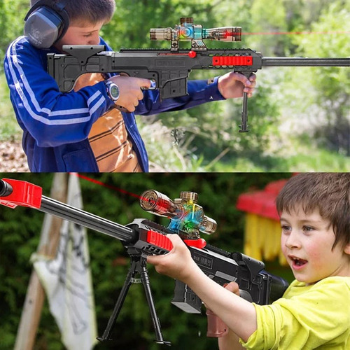 Rifle De Hidrogel Barret Manual Tipo Gotcha Orbeez Dardos