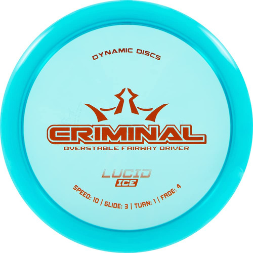 Dynamic Discs Disco Golf Lucid Ice Criminal Distancia Color